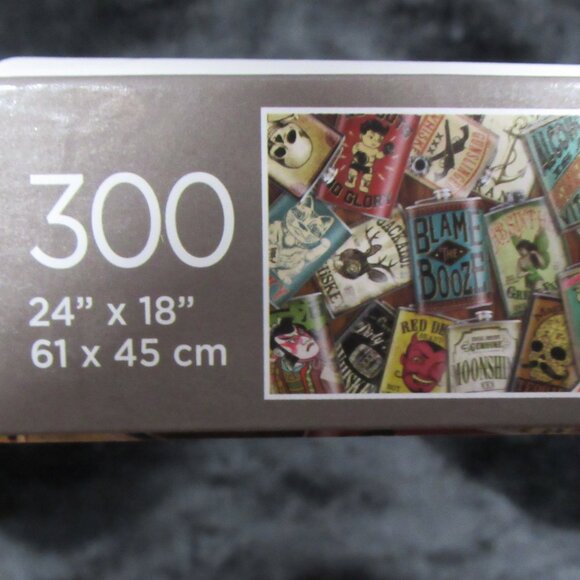"Blame the Booze" Vintage Spirits 300 piece Puzzle - Picture 3 of 3